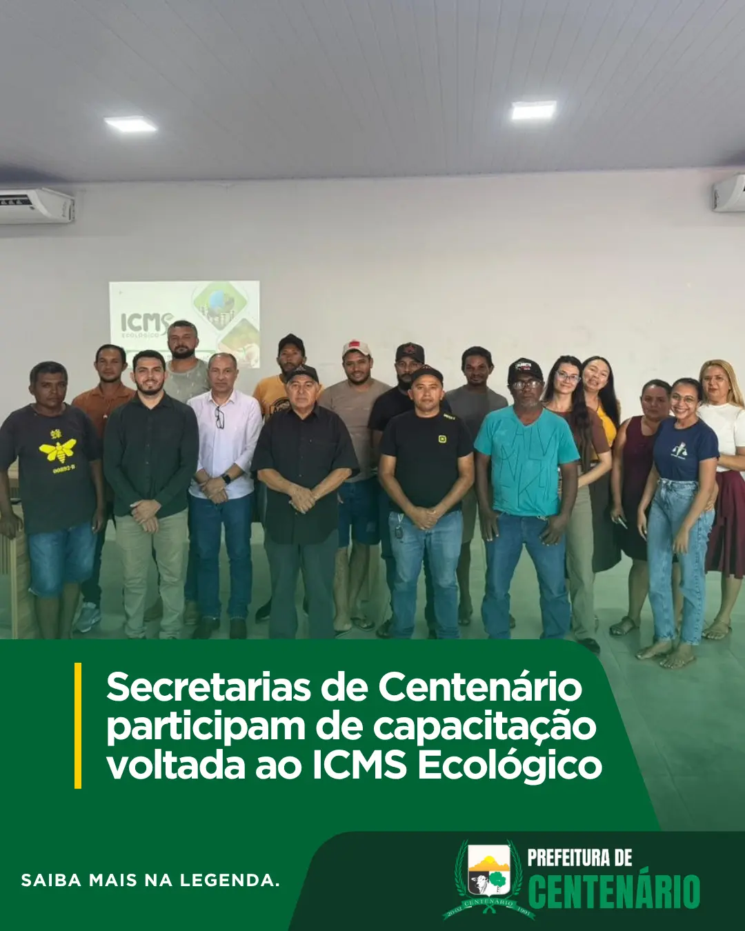 Secretarias de Centenário participam de capacitação voltada ao ICMS Ecológico